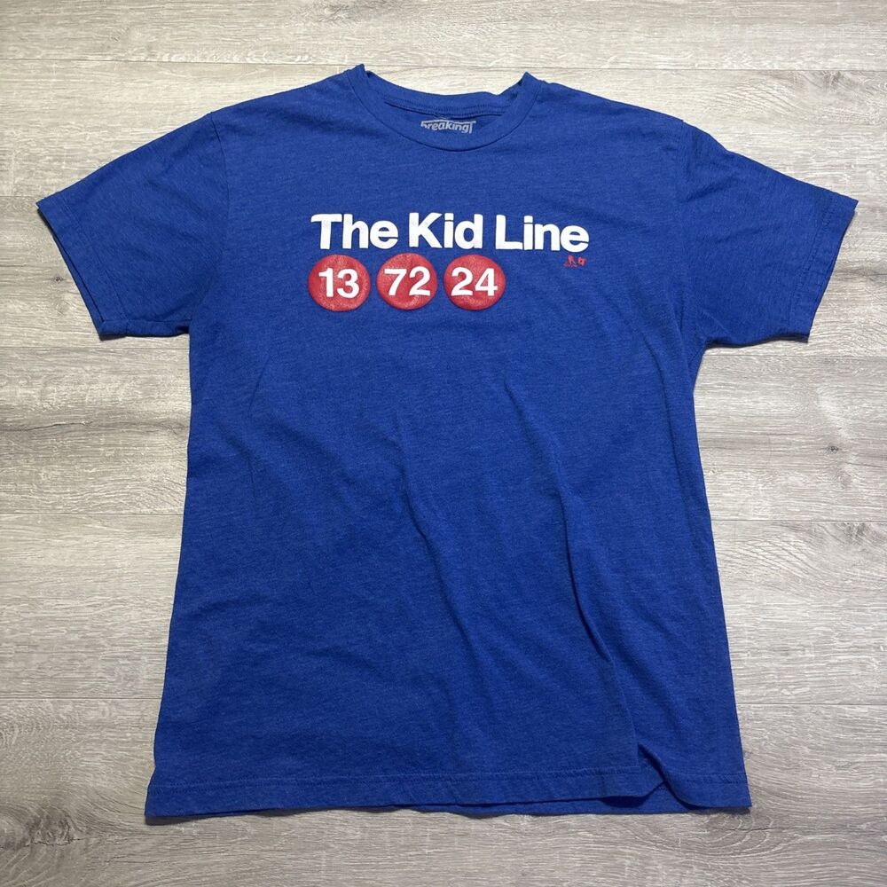 BreakingT  The Kid Line New York Rangers T-Shirt Hockey Graphic Adult Medium